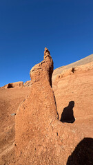 Red mountains of Boguty, Almaty, Kazakhstan