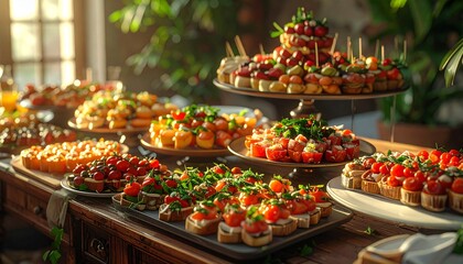 A vibrant market stall features fresh Turkish delight sweets alongside organic fruits and natural produce in a healthy grocery shop display
