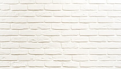 Elegant Off White Brick Wall Texture with Soft Details and Minimal Contrast for Architectural Design