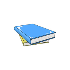 Flat world book day illustration 