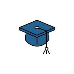 Flat world book day illustration 