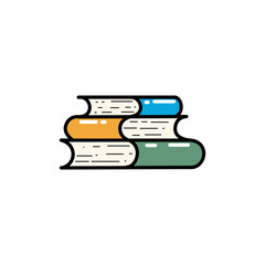 Flat world book day illustration 