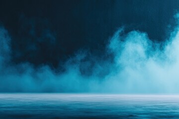 Atmospheric Haze: An ethereal atmospheric fog blankets a mysterious landscape, creating a sense of moody ambience and dreamlike quality, evoking serenity and calmness.