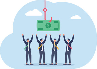 Illustrating of business activities and technology,