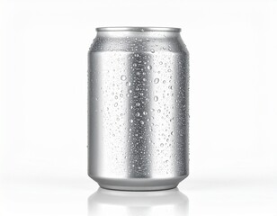Generic Soda Can Isolated on White Background
