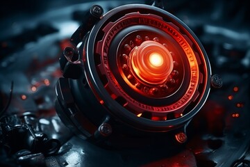 Abs warning light illuminated on dashboard indicating anti lock brake system issue