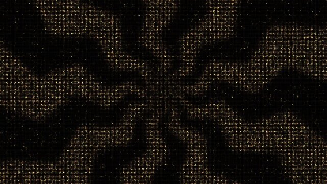 3-second seamless looping motion graphics animation set, abstract digital light compilation with multi-color circuit and particle patterns, led flashing lights panel backdrop, Bulb, lamps.