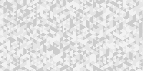 Abstract low polygon paper design. white and gray pattern square background. Geometric print composed of triangles. white triangle tiles pattern mosaic wallpaper background.
