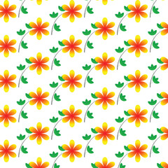 seamless pattern with flowers