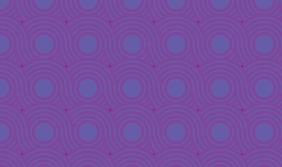 Seamless Purple Concentric Circles Pattern Background &ndash; Retro Geometric Dots for Modern Abstract Designs, abstract pattern background.