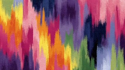 Textured Impressionistic Colorful Brushstroke Abstract Painting Style Background Illustration
