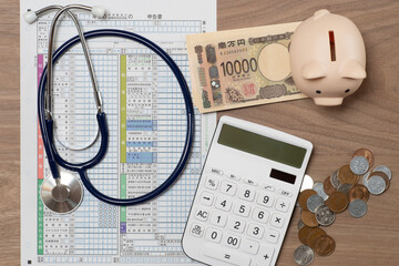 確定申告と医療費控除のイメージ