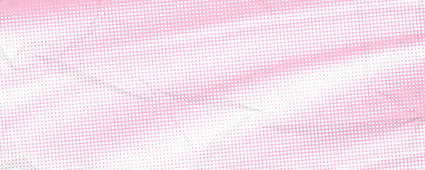 Pink and white halftone background with paper texture
