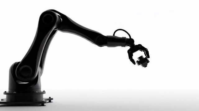 Innovative Robotic Arm with Gripper for Precision Tasks in Modern Technology Environments