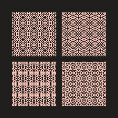 Traditional African Inspired Geometric Pattern for Fabric Print