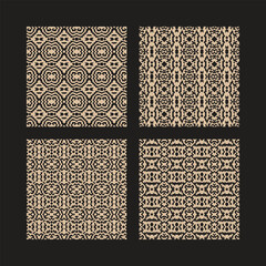 Traditional African Inspired Geometric Pattern for Fabric Print