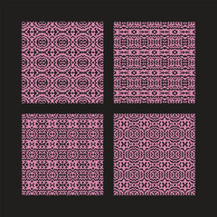 Traditional African Inspired Geometric Pattern for Fabric Print
