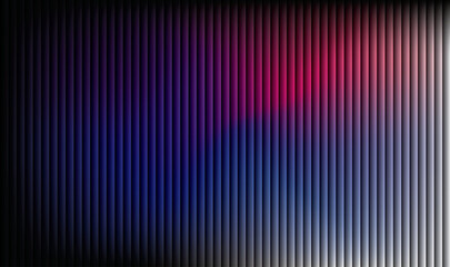 Modern Abstract Gradient Background with Vertical Glass Effect, Dark Blue and Red Neon Texture for Digital Design and Branding, Vector Illustration. 