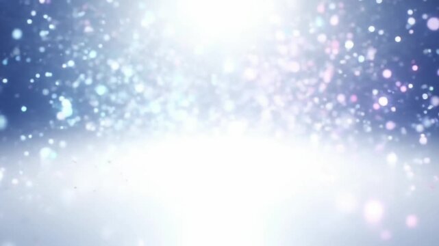 Enveloping a luminous hydration glow field, shimmering particles create an ethereal, futuristic light effect, symbolizing purity and dynamic energy across a celestial expanse