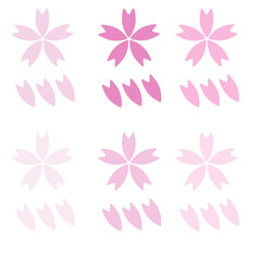 Obraz premium 桜 セット
