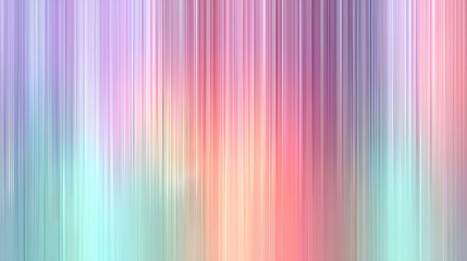 Pastel prism gradient of lilac, coral, mint, tall ribbed distortion, silky glow, airy dreamy background. Vector illustration Stock Vector