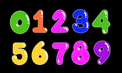 Numbers colours