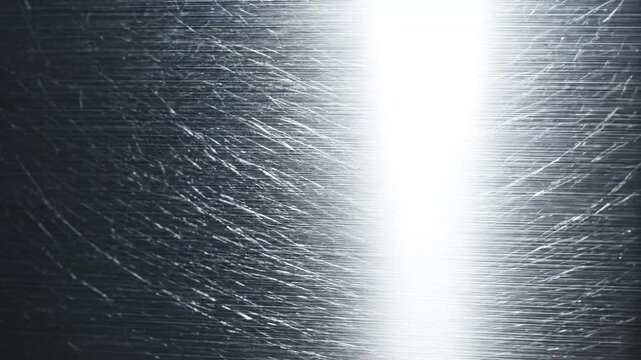 Closeup of scratched metallic surface