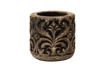 Vintage Ornamental Stone Pot