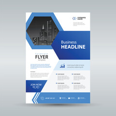 business flyer brochure report layout design template. single page cover design. A4 size scale and Easy for editing	
