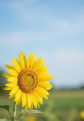 Obraz premium sunflower in the field