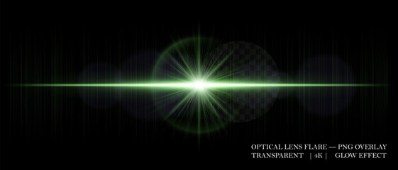 Realistic optical lens flare with bright core, glowing dust, and subtle transparency. Ideal for overlays, highlight accents, and luminous visual compositions.