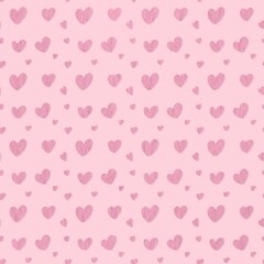 seamless pattern with hearts