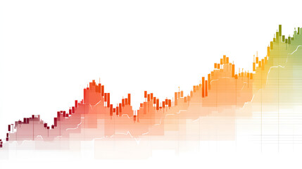 Stock market investment trading graph growth. Trade business analytics graph and financial chart. Business trade analytics line graphs and financial chart investment. Chart.