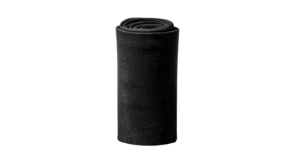 Rolled Black Fabric