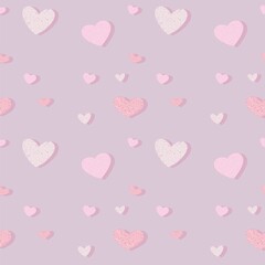 seamless pattern with hearts
