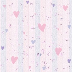 pink background with hearts