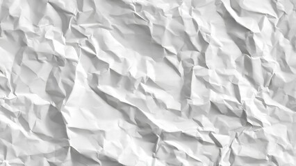 Fototapeta premium White crumpled paper texture background