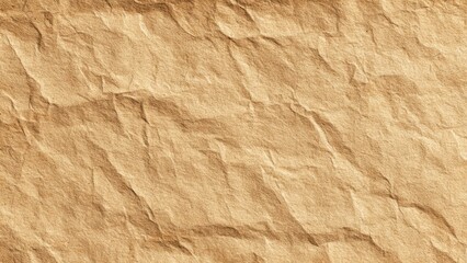 Obraz premium Wrinkled Brown Paper Texture