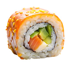 sushi isolated on white background, PNG. AI Generated
