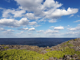 沖縄の海と空