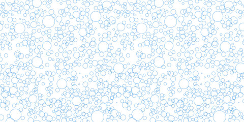 The circles are outlines, not filled in, giving a light and airy feel to the design.