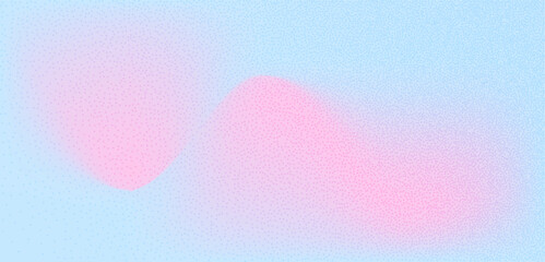 Pink and blue gradient abstract textured soft minimal background. Grainy noise texture for banners, posters, presentations