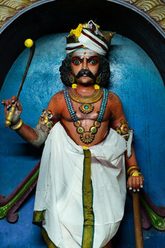 Ayyanar statue | South Indian Temple Guardian Deity Sculpture