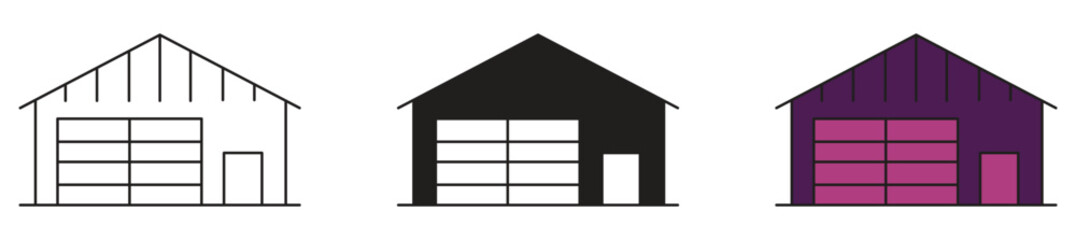  Market supply icon. Warehouse stock symbol. Icon symbol suitable for store, stockpile, shop, goods, market supply. Vector illustration.