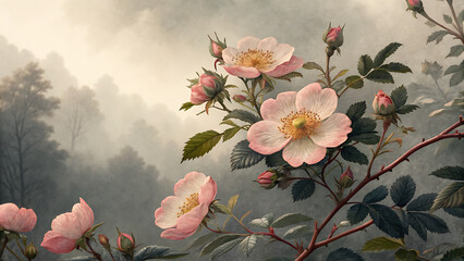 spring flowers in the forest