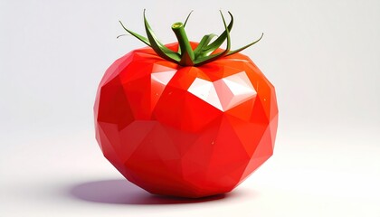 Geometric Tomato - A Modern Take on a Classic Fruit.