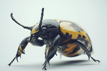 Hercules Beetle with Impressive Horns