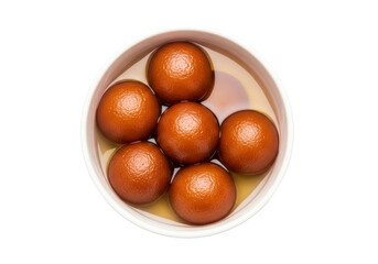 gulab jamun in syrup bowl indian dessert sweet balls