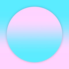 abstract pink and blue background with a bubble