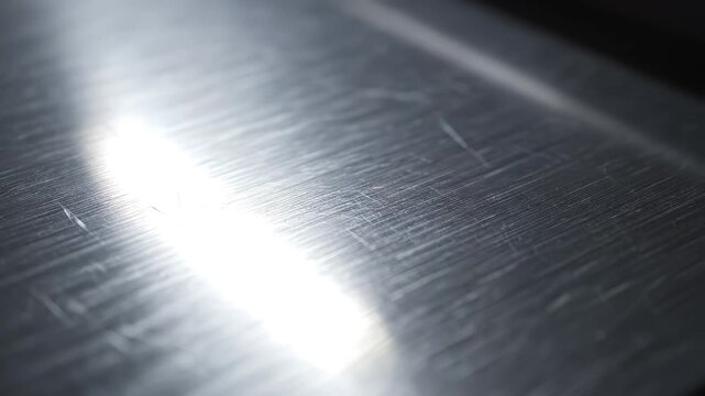 Closeup of textured metallic surface